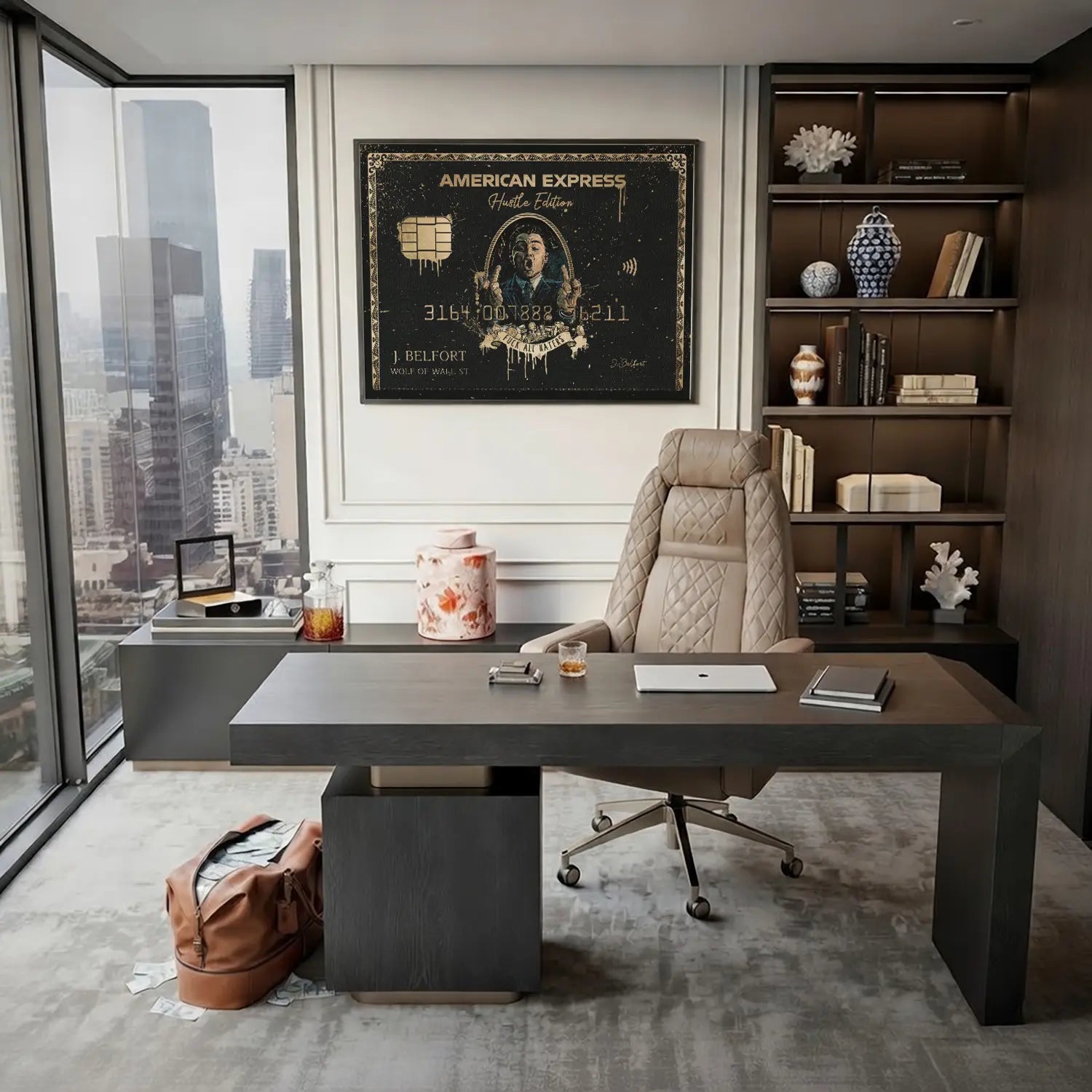 The Wolf Wall Street | American Express Custom Poster - DreamBrothers