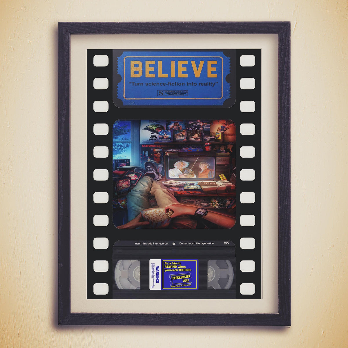 Blockbuster Video Set Of 3, 90s VHS, Film Collection Gift, Retro Movie Poster Collection, Nostalgia Collection, Aesthetic Retro Posters - DreamBrothers