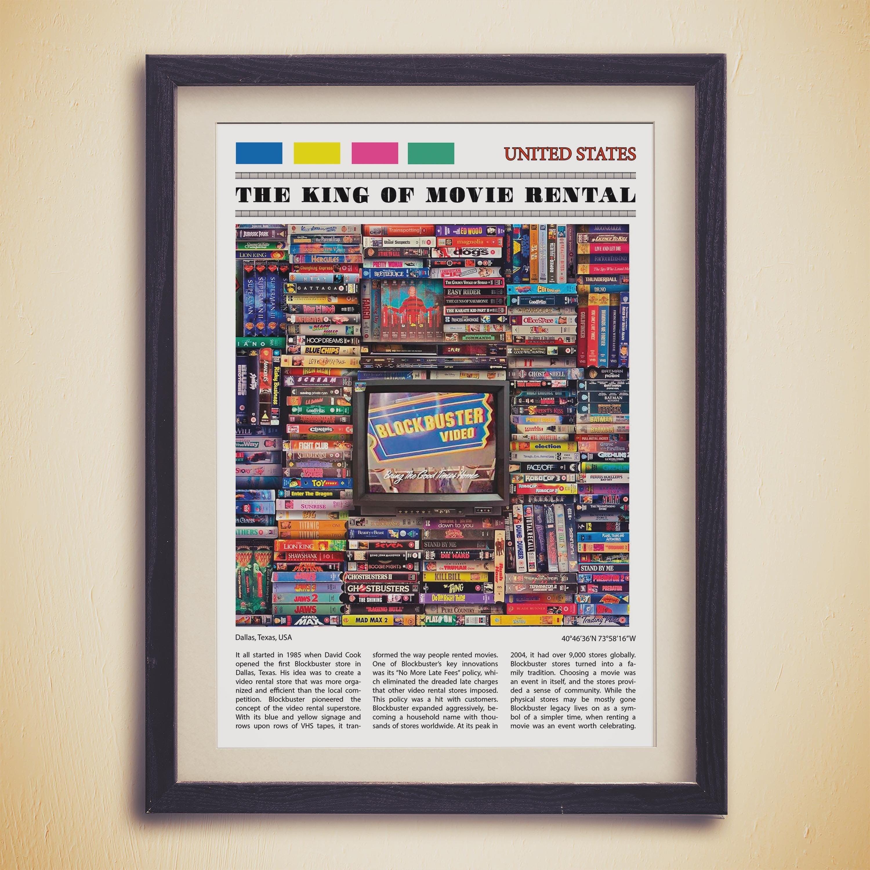 Blockbuster Video Set Of 3, 90s VHS, Film Collection Gift, Retro Movie Poster Collection, Nostalgia Collection, Aesthetic Retro Posters