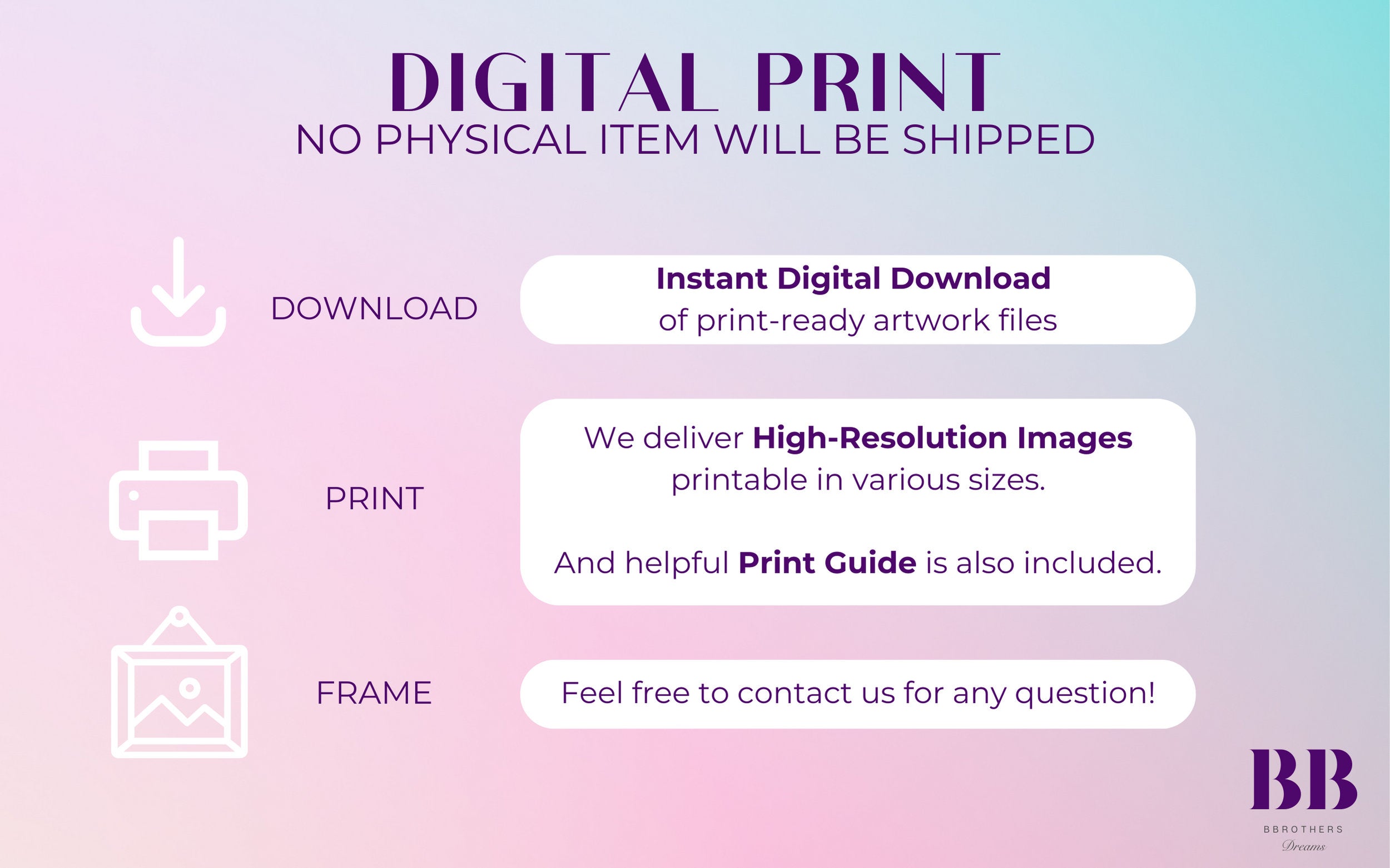 Colorful Clouds Prints, Blush Pink Clouds, 3 Piece Printable Wall Art, Sunset Over The Clouds, Set of 3, Aesthetic Poster Download - DreamBrothers