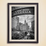 Chicago Riverwalk Vintage Photo | Poster