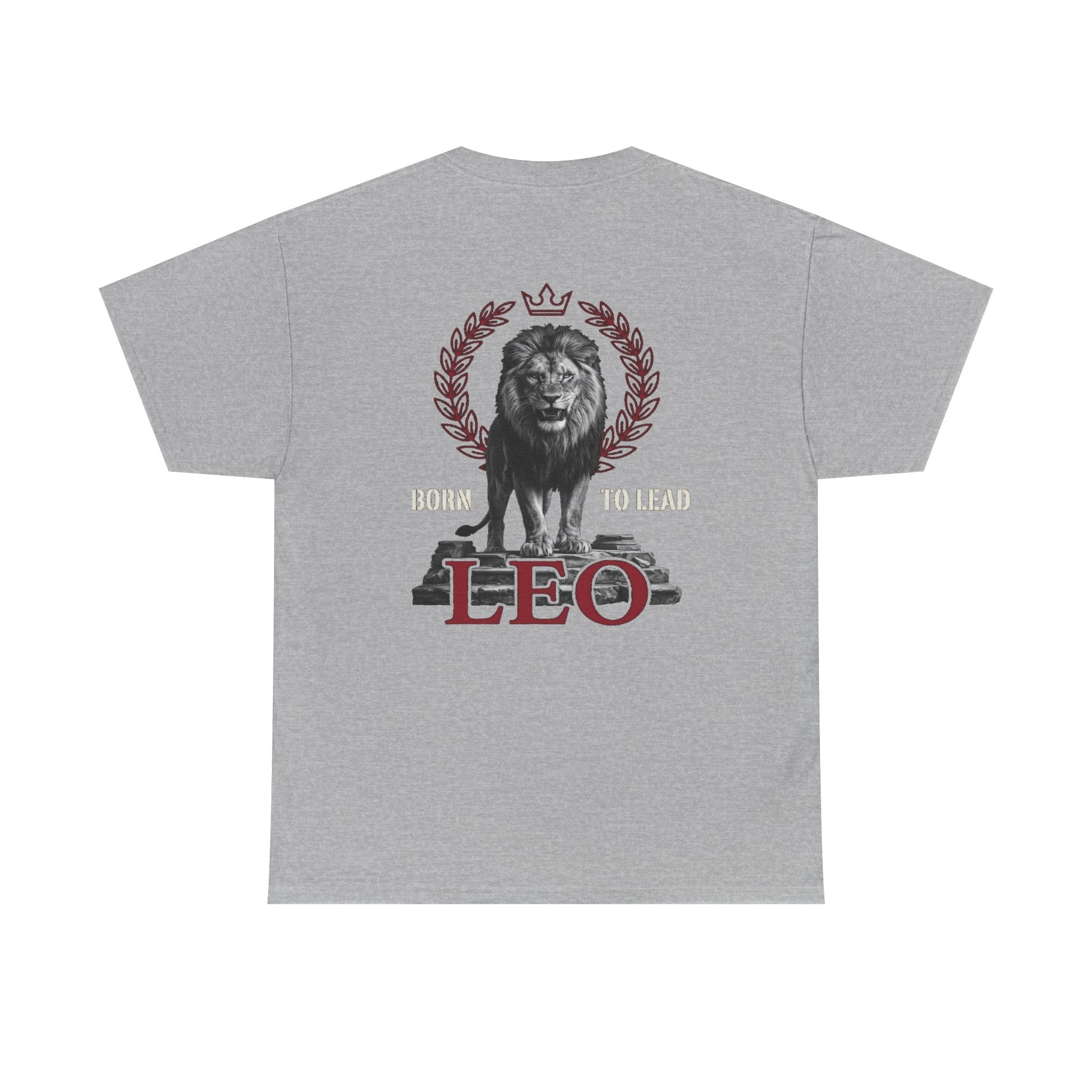 Leo Zodiac Lion Tee | Born To Lead - DreamBrothers