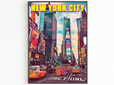 Times Square Pop Art Poster